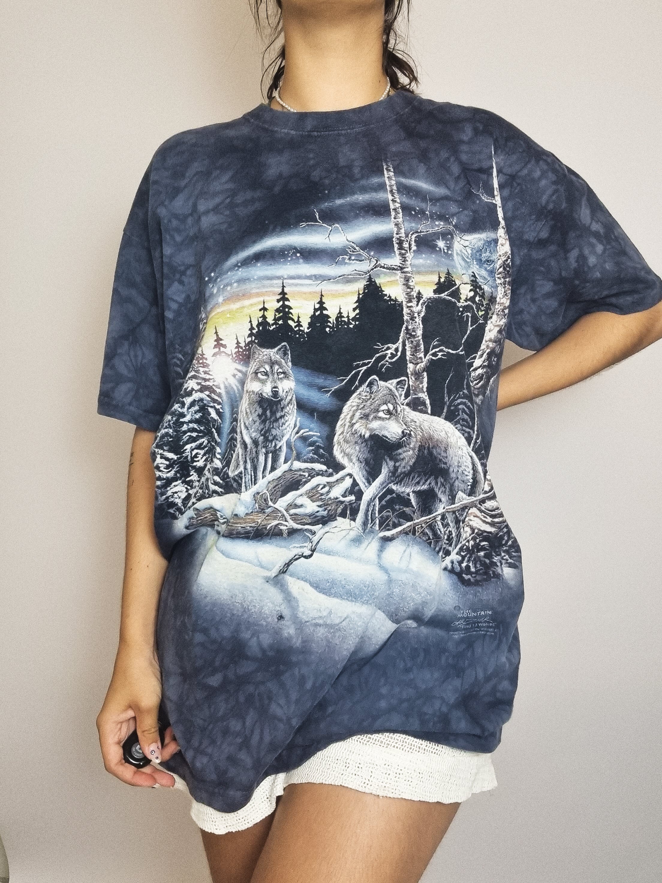 T-shirt imprimé Vintage L