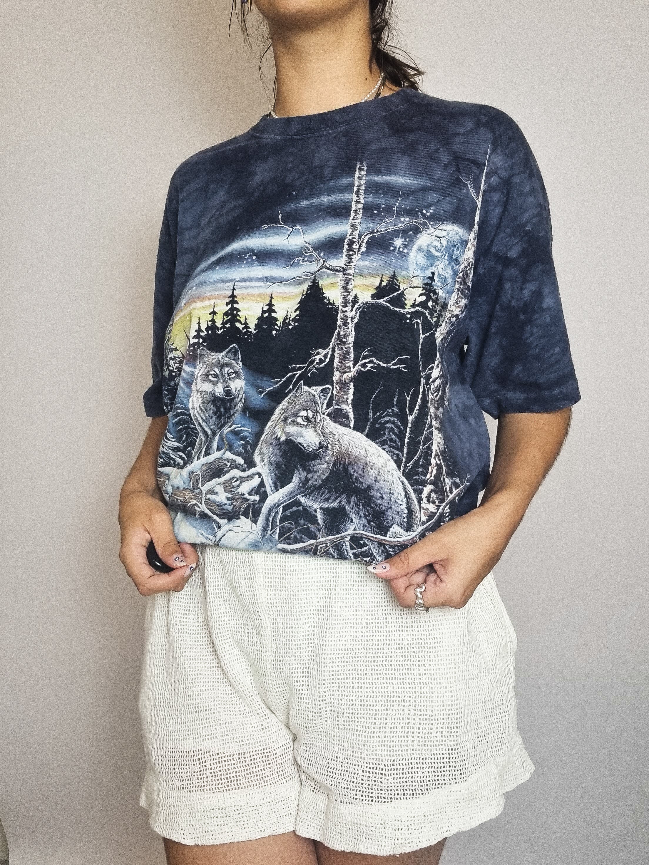 T-shirt imprimé Vintage L