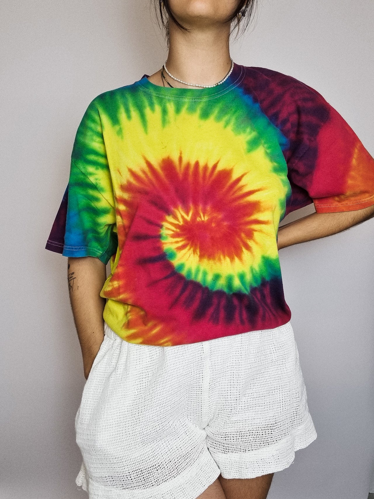 T-shirt tie and dye vintage L