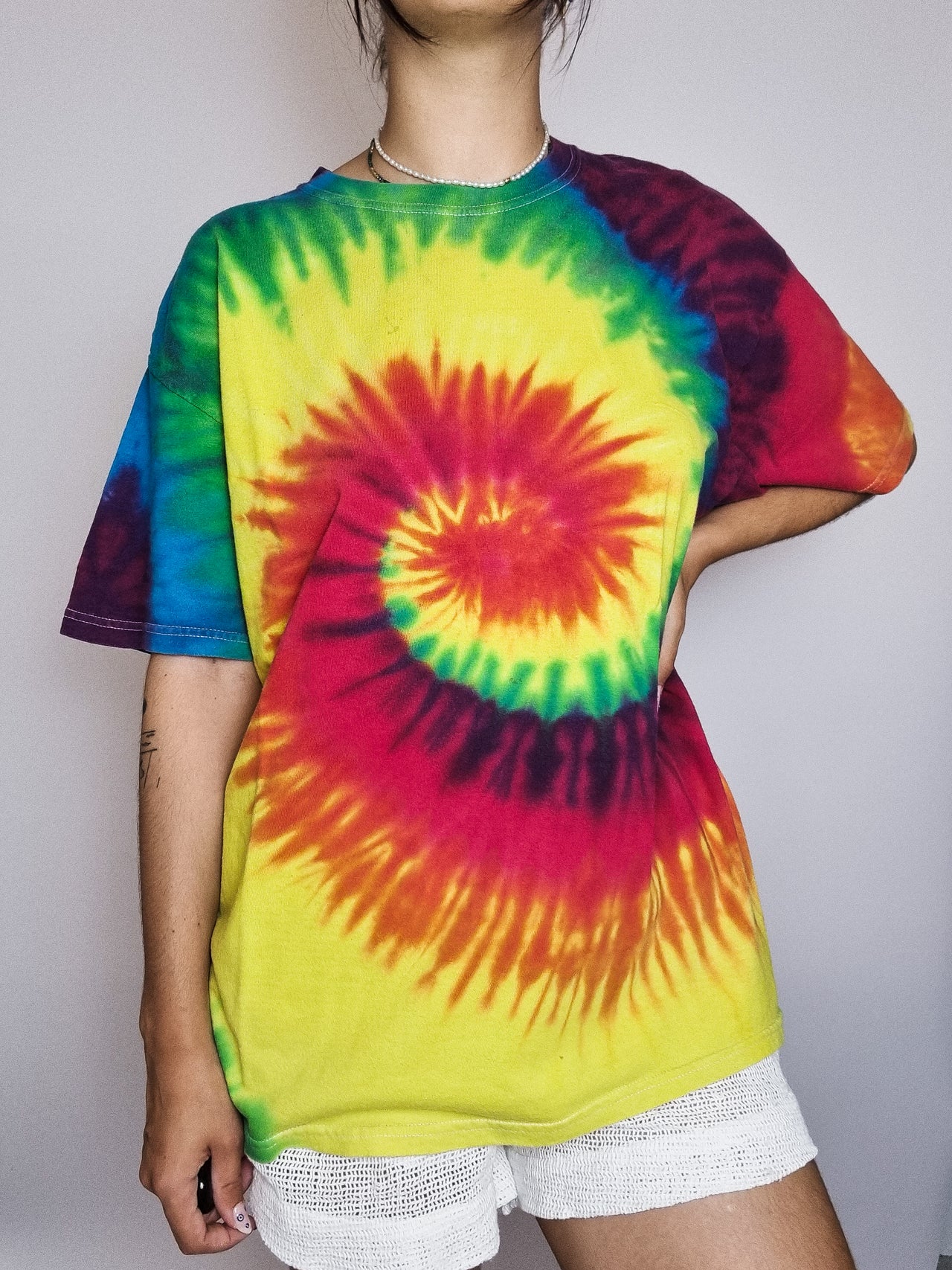 T-shirt tie and dye vintage L