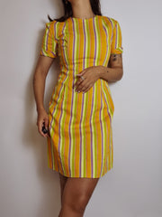 Robe vintage à rayures XS/S