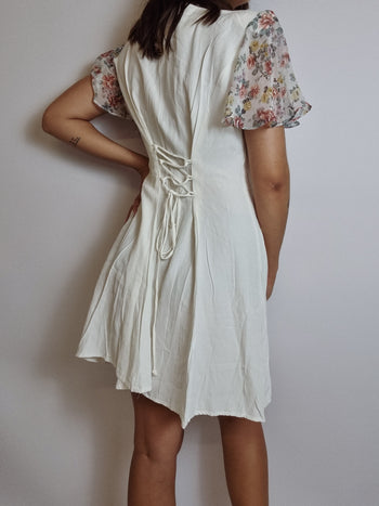 Robe vintage blanche  S/M