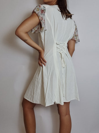 Robe vintage blanche  S/M