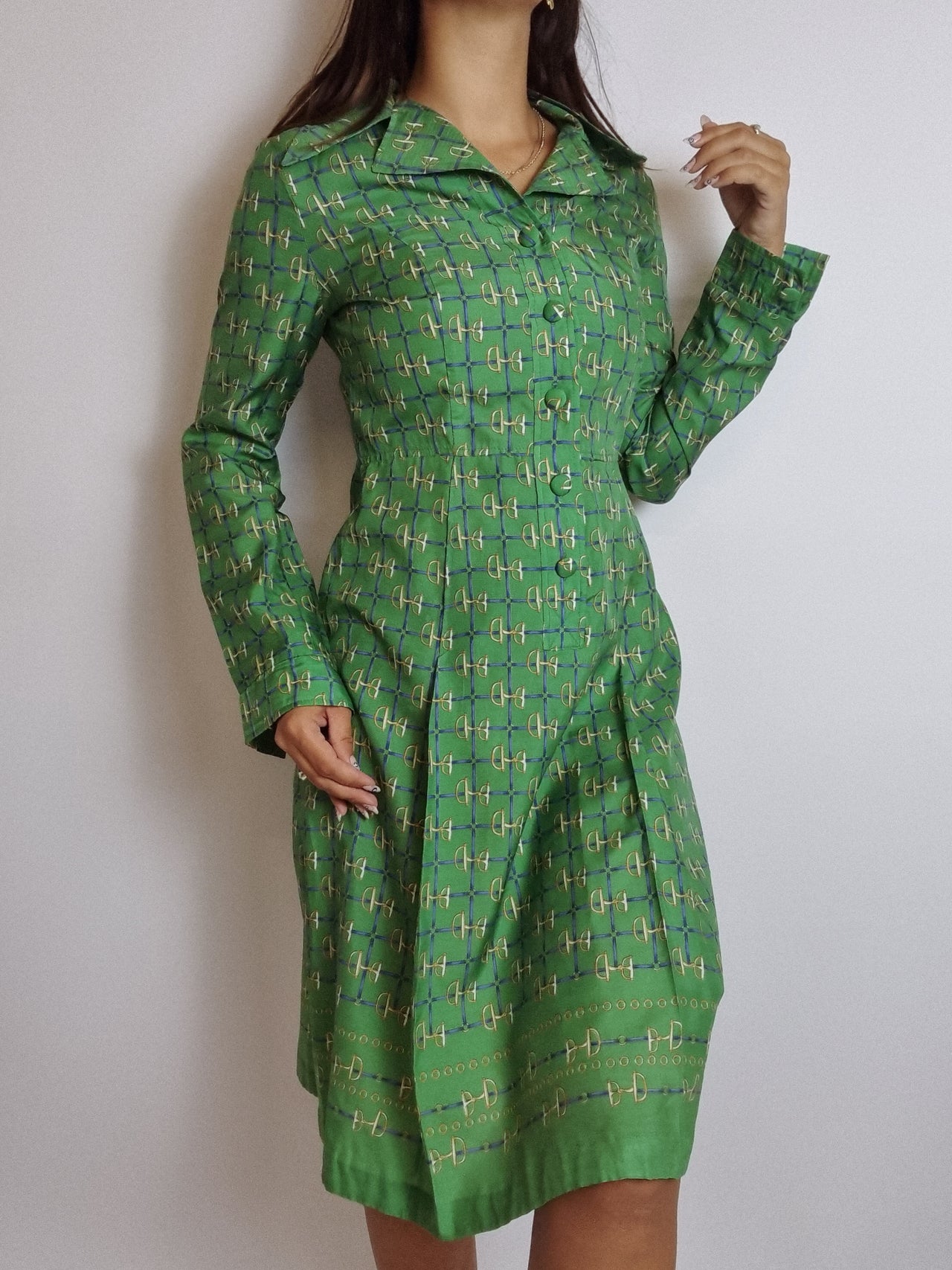 Vintage long sleeve dress S