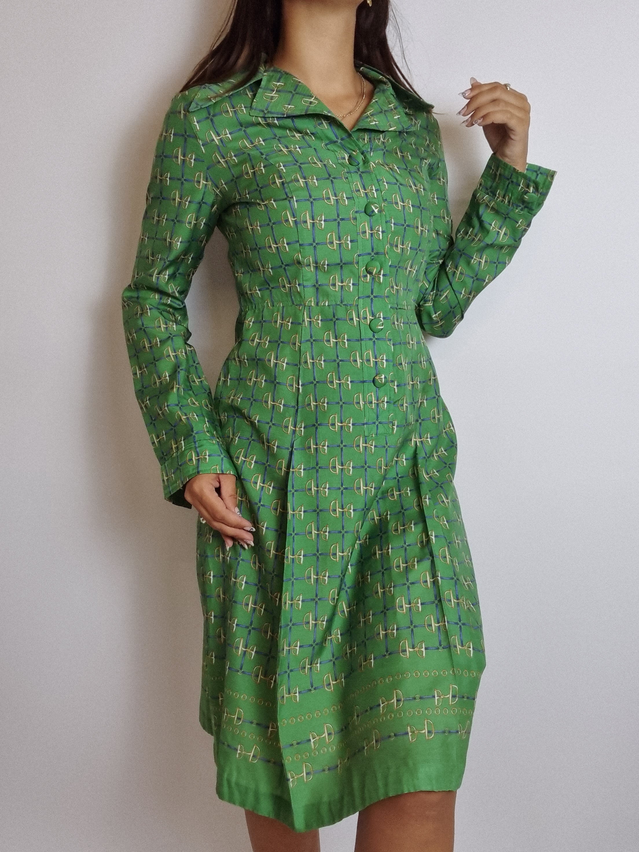 Robe manches longues vintage S
