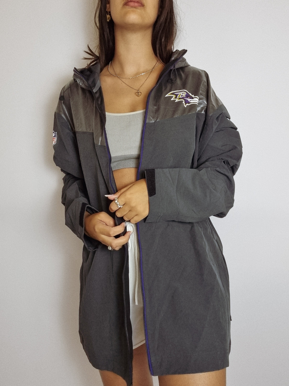Veste NFL imperméable vintage XXL