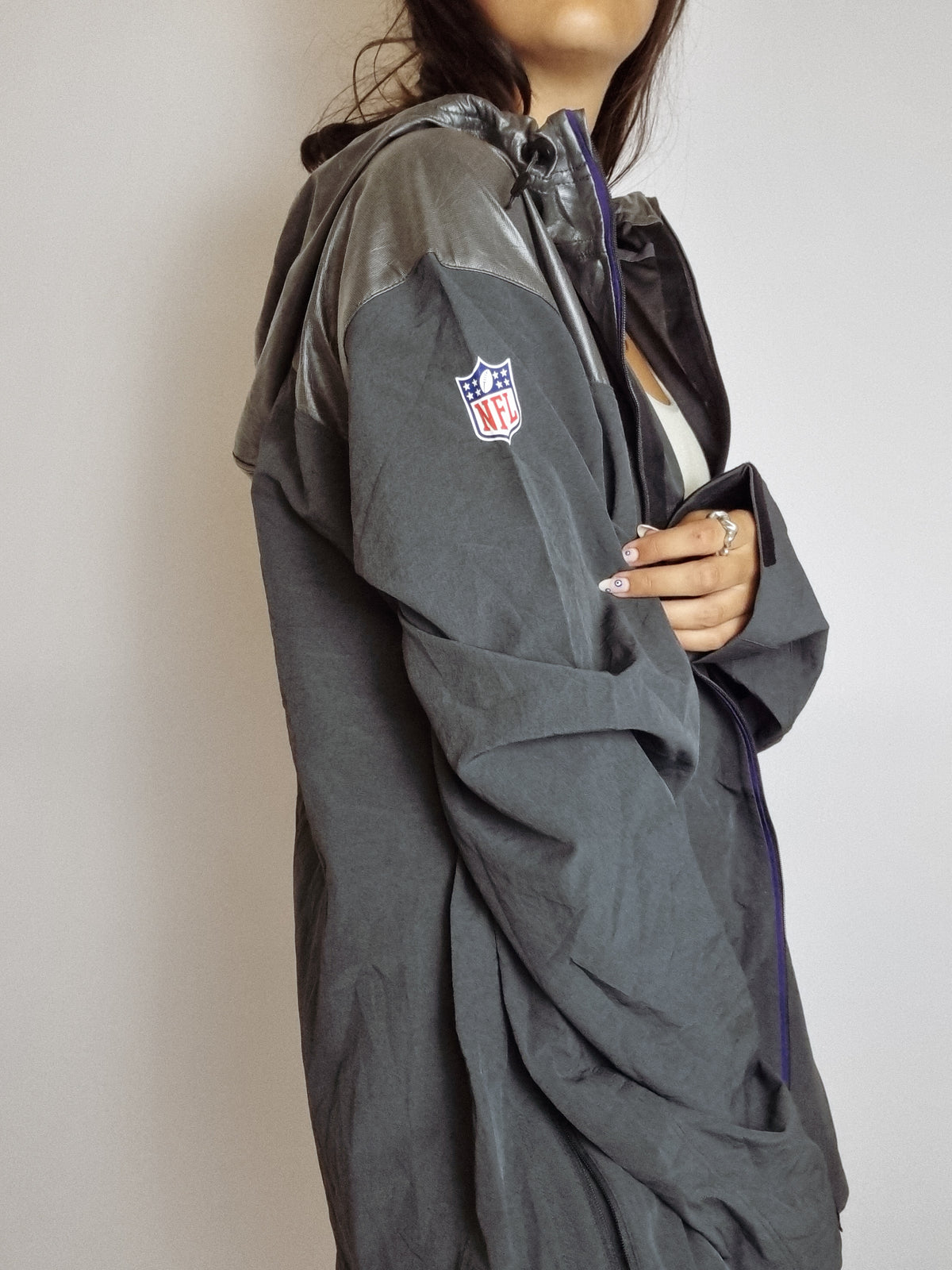 Veste NFL imperméable vintage XXL
