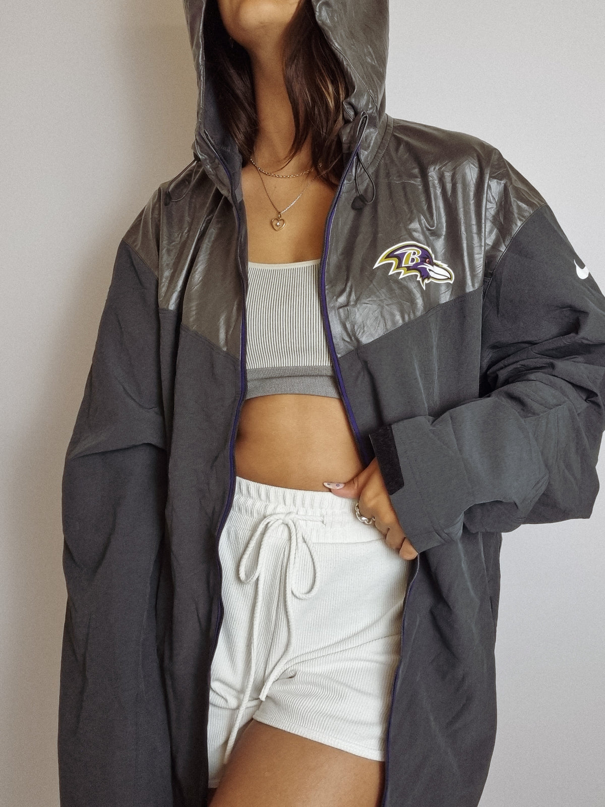 Veste NFL imperméable vintage XXL