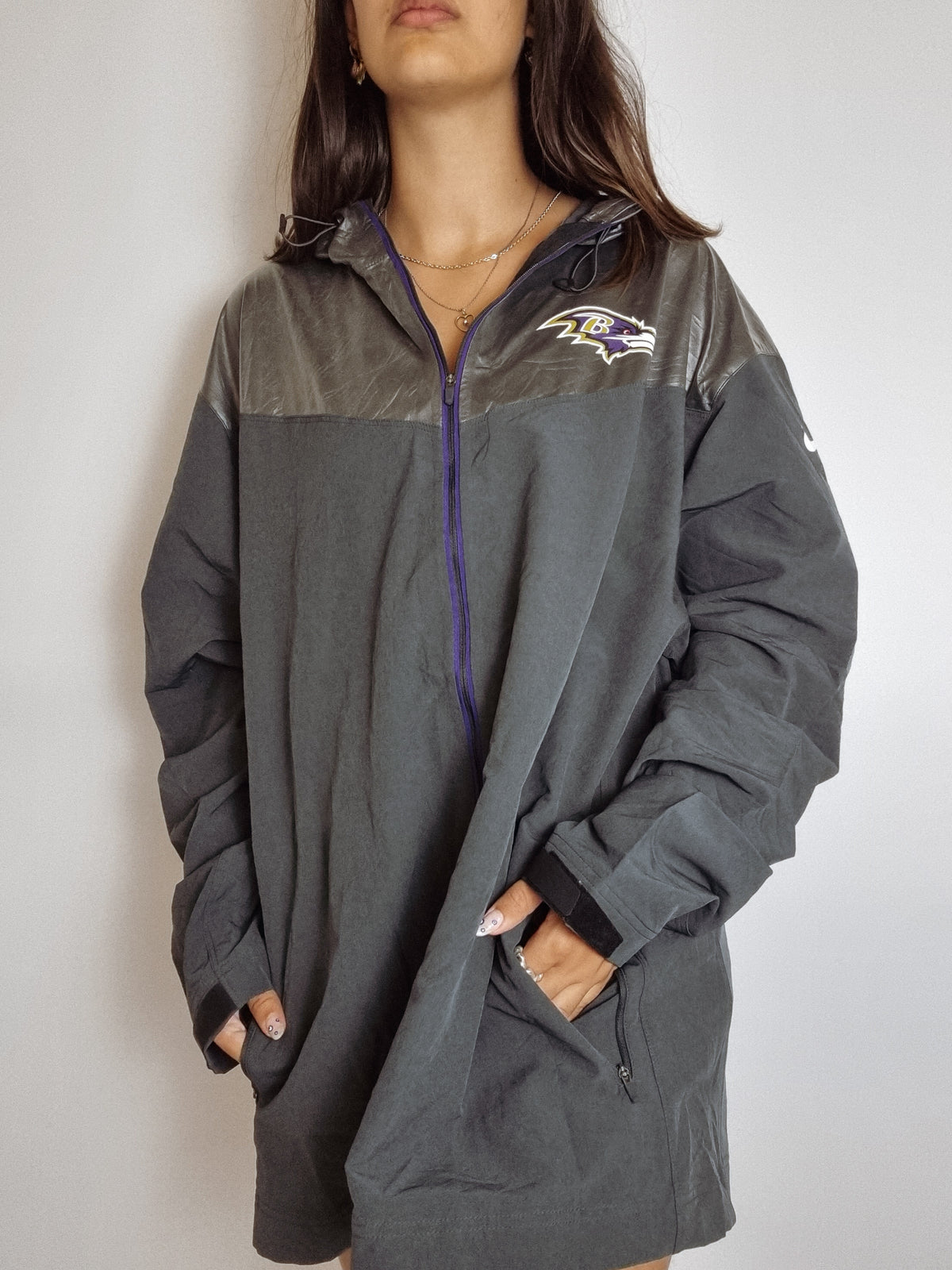 Veste NFL imperméable vintage XXL
