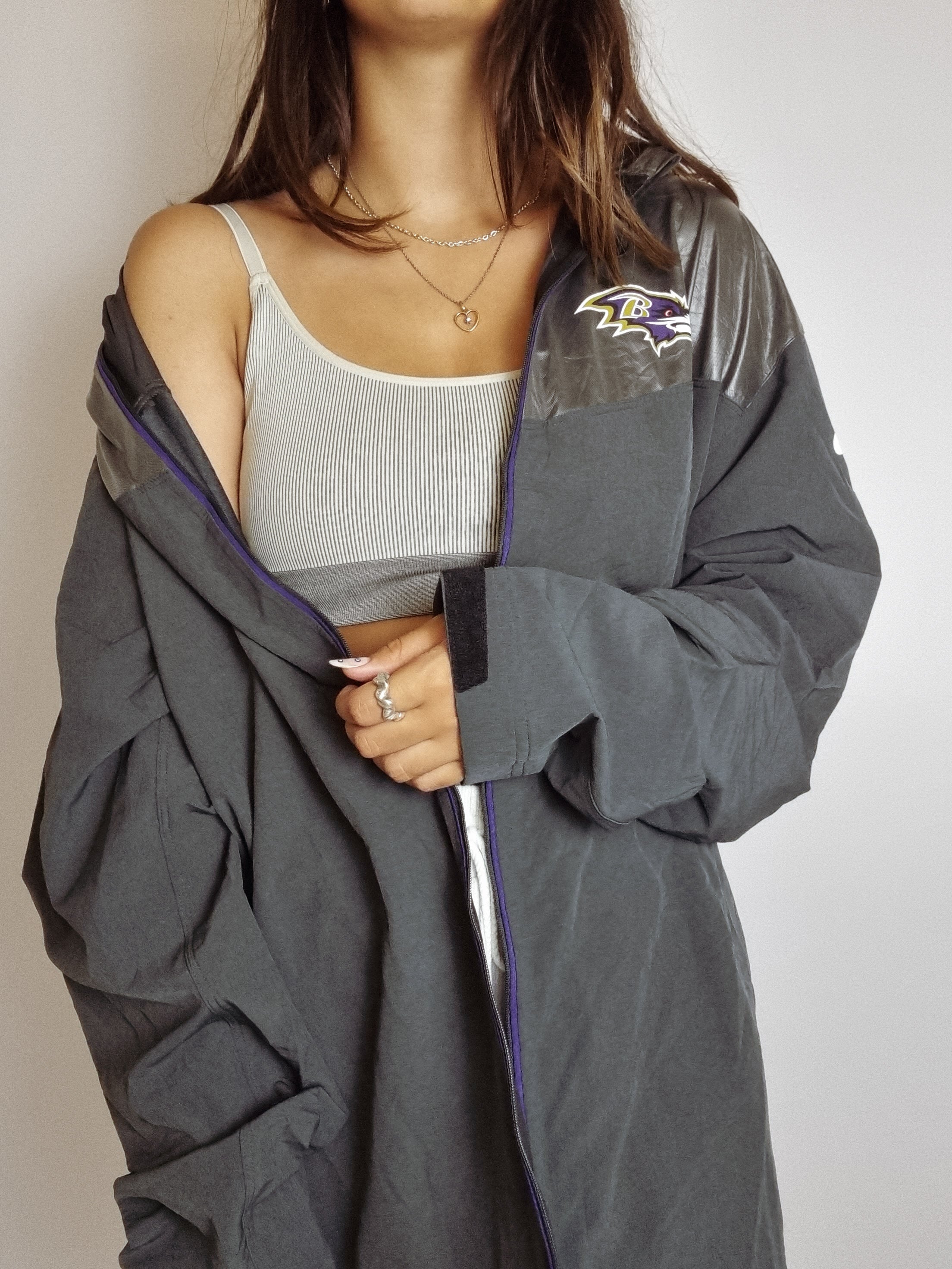 Veste NFL imperméable vintage XXL