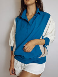 Veste manches 3/4 imperméable vintage M/L