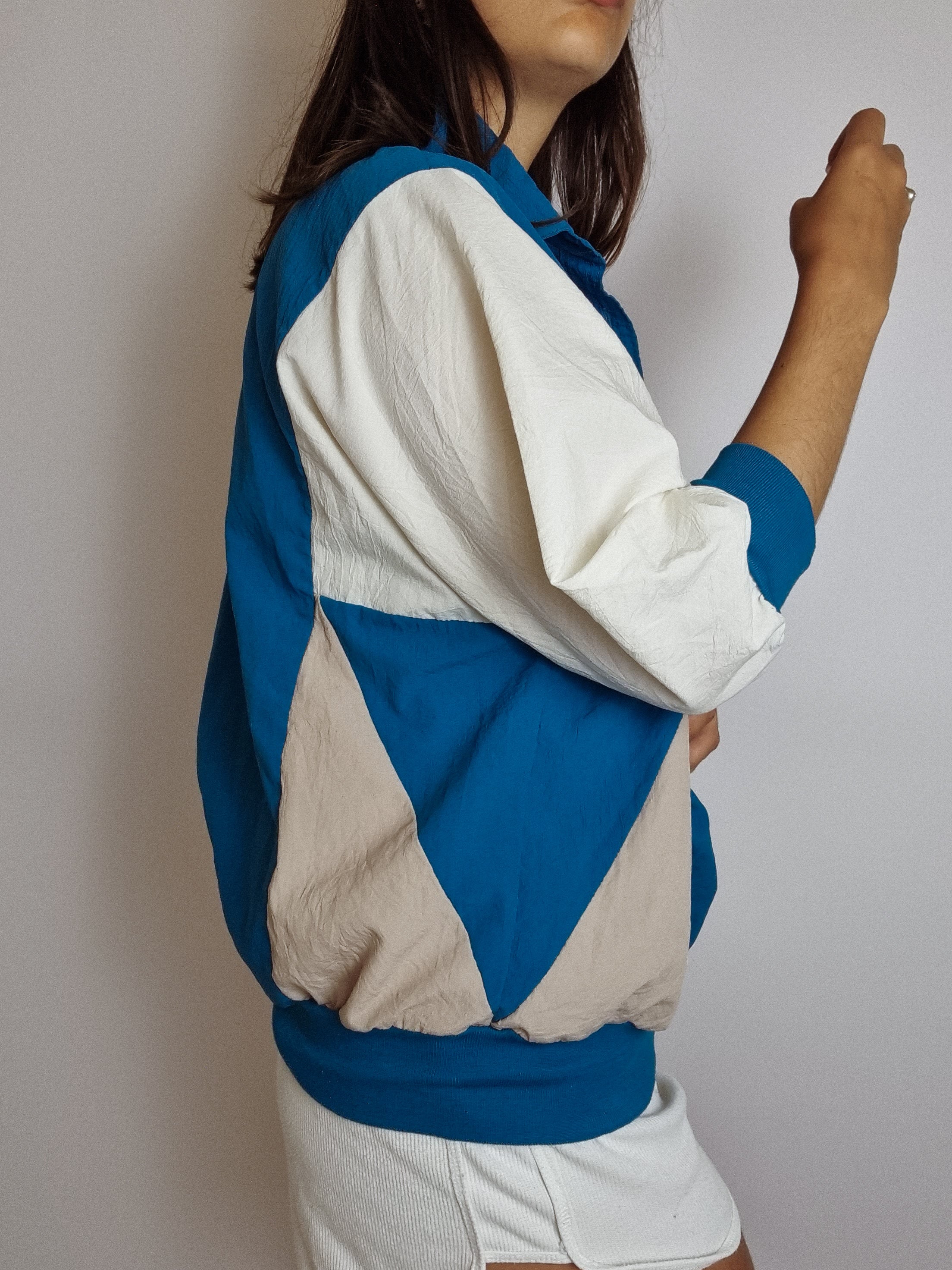 Veste manches 3/4 imperméable vintage M/L