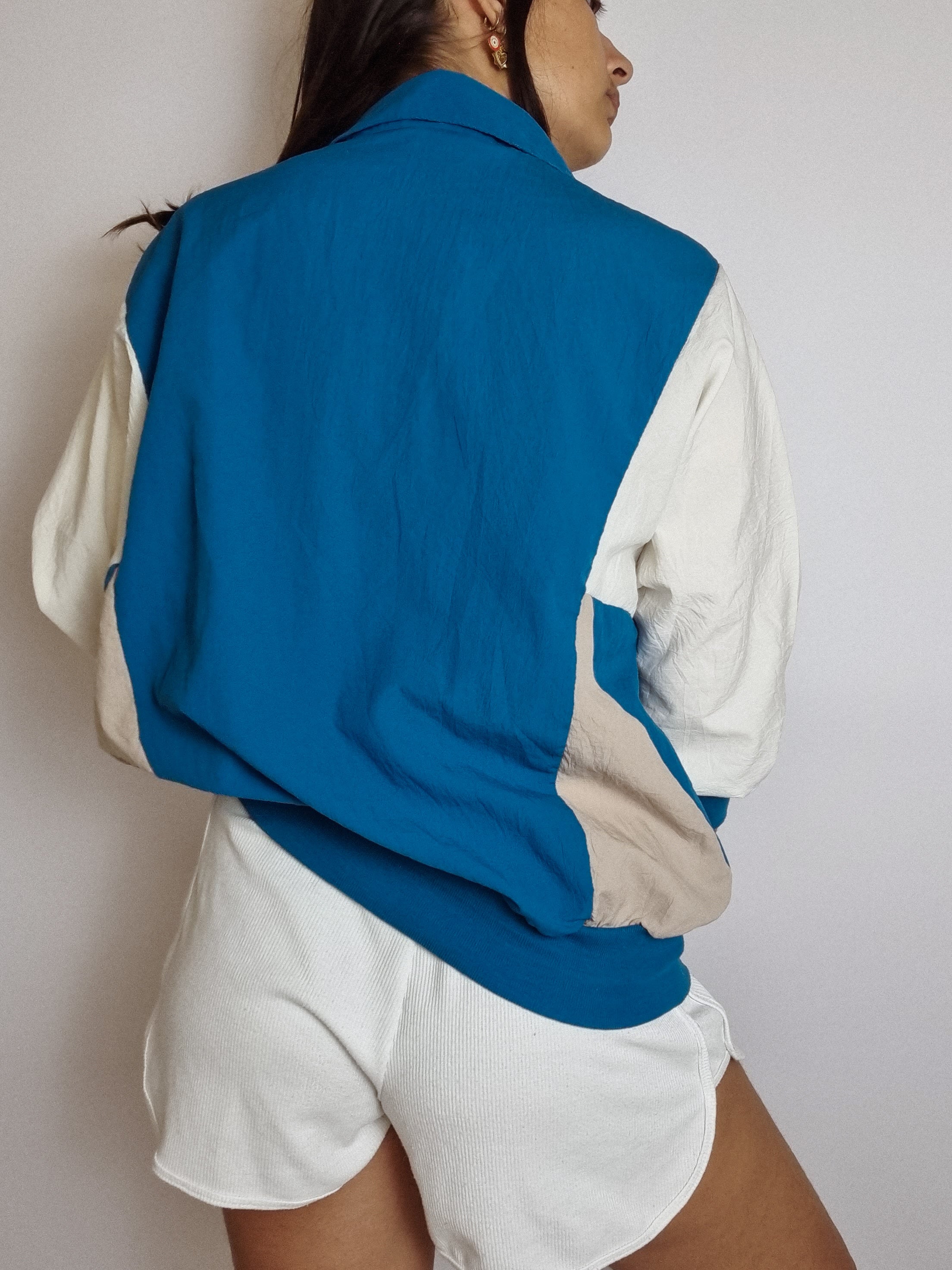 Veste manches 3/4 imperméable vintage M/L