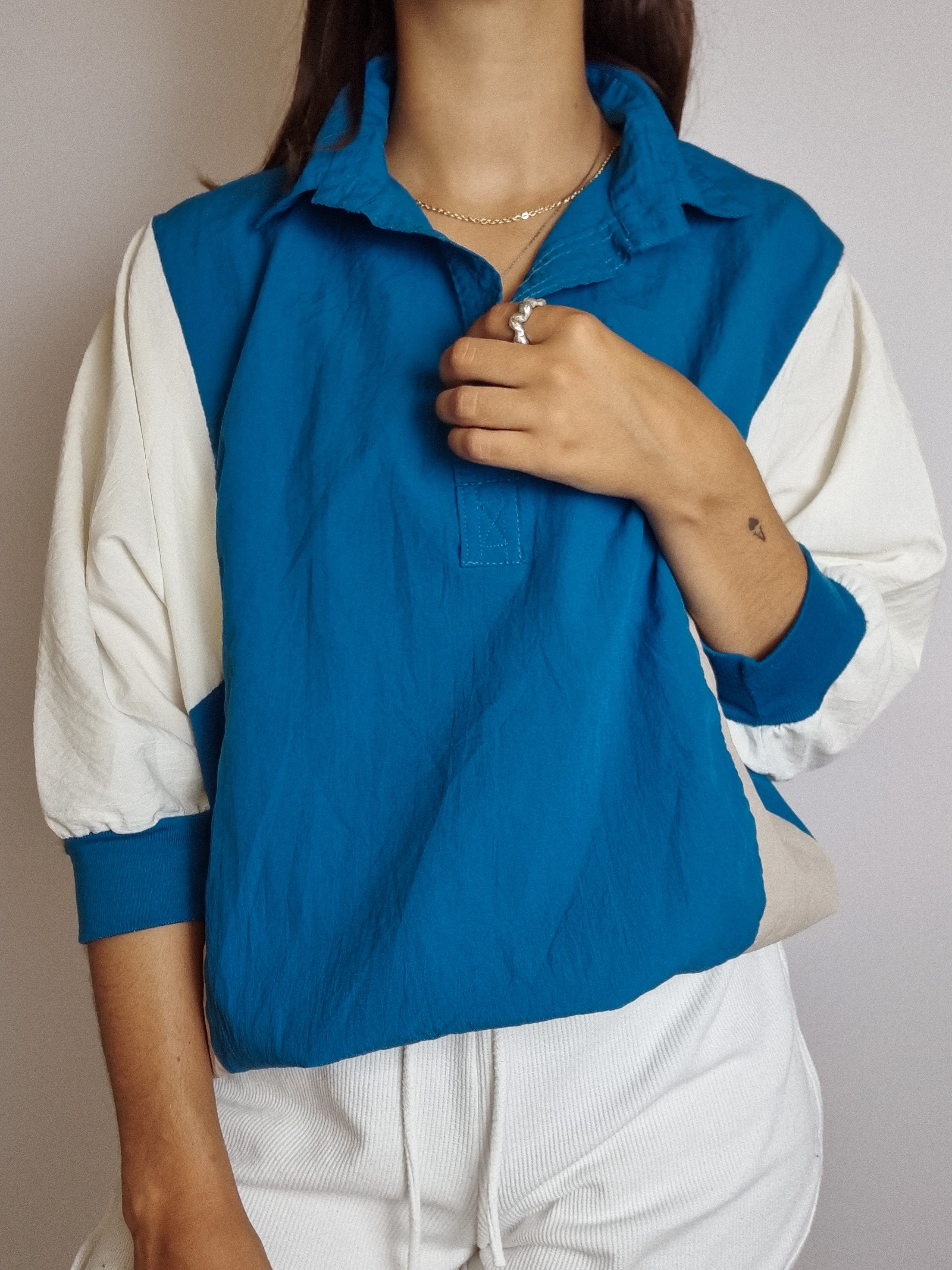 Veste manches 3/4 imperméable vintage M/L