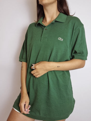 Polo Lacoste vert sapin M/L