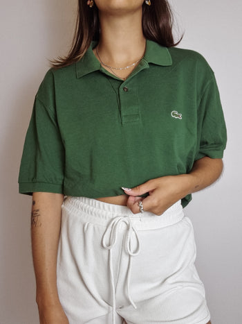 Polo Lacoste vert sapin M/L