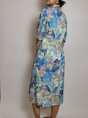 Robe à fleurs vintage M