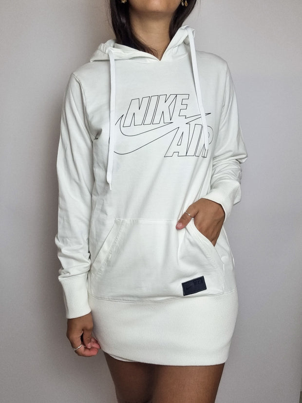 Pull long blanc vintage Nike