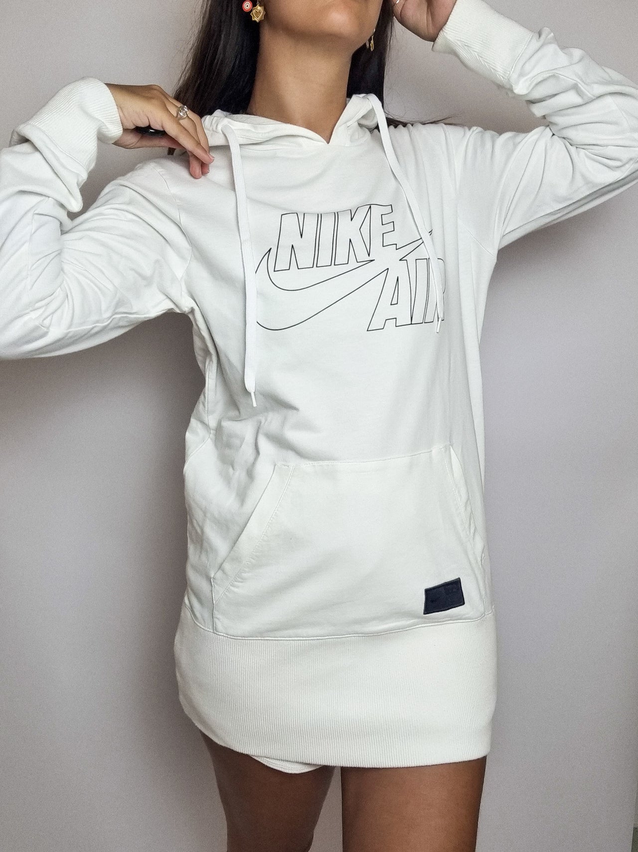 Nike vintage white long sweater