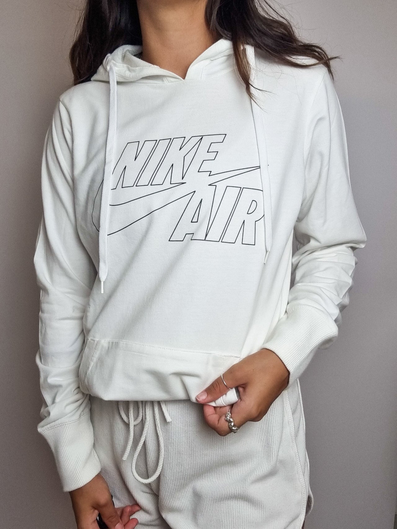 Nike vintage white long sweater