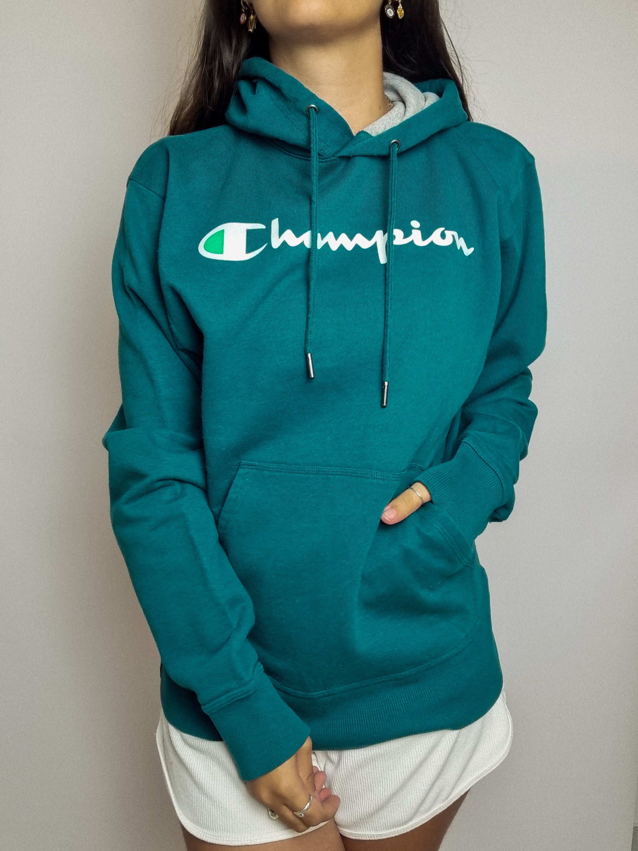 Champion vintage green-blue sweater