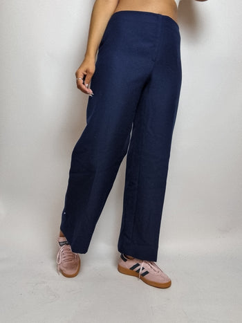 Pantalon vintage bleu foncé S/M