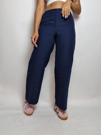 Pantalon vintage bleu foncé S/M