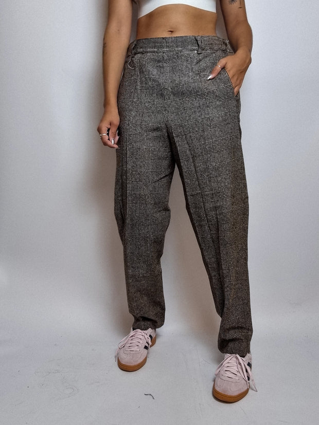 Pantalon vintage Prince de Galles M