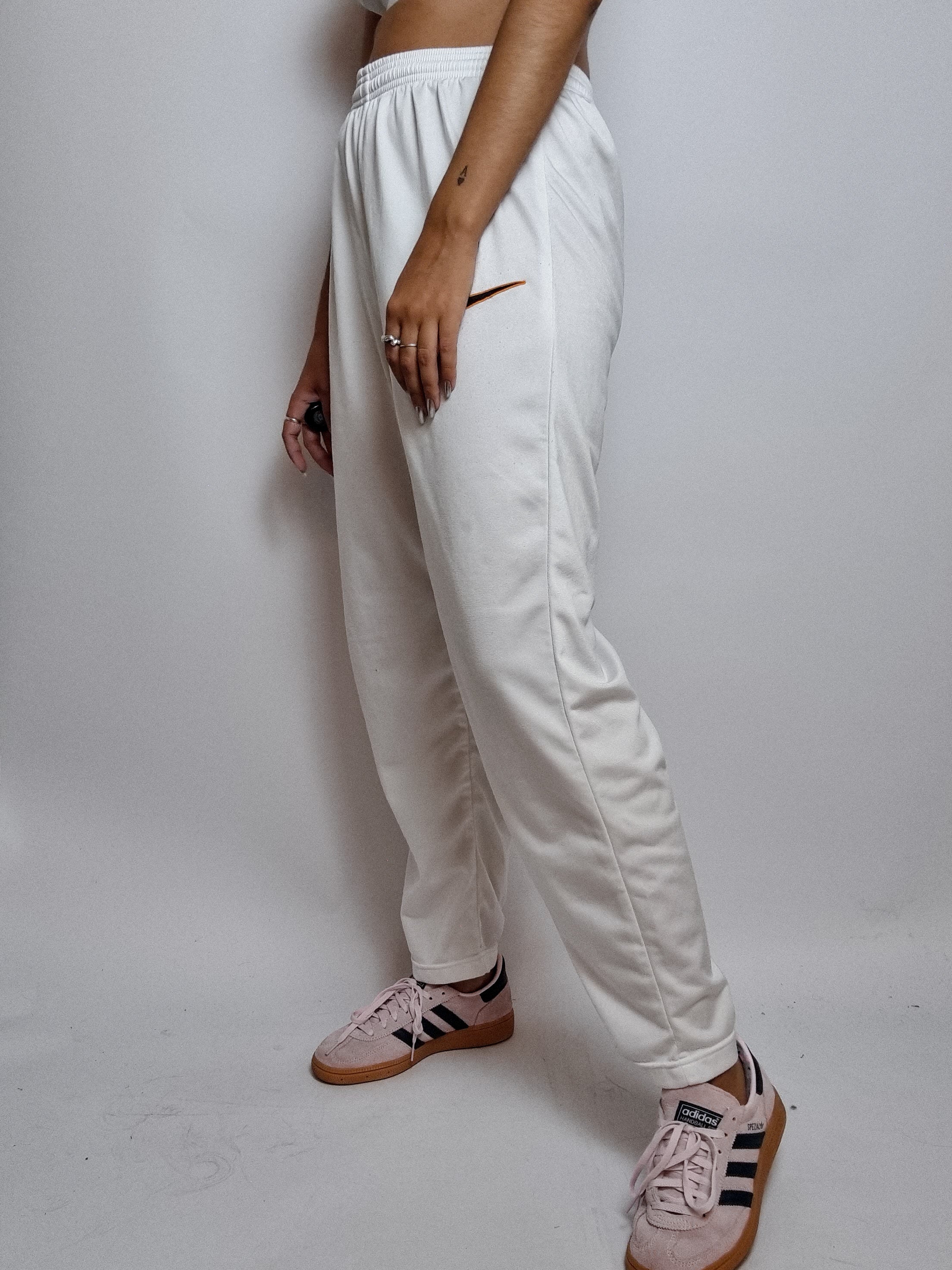 Nike M Vintage weiße Jogginghose
