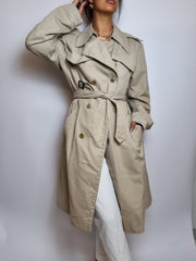 Trench coat vintage beige M oversized
