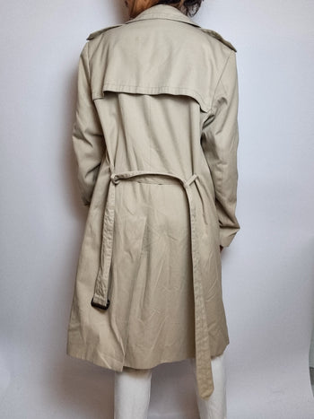 Trench coat vintage beige M oversized