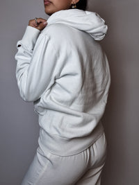White hooded sweater Champion S/M 