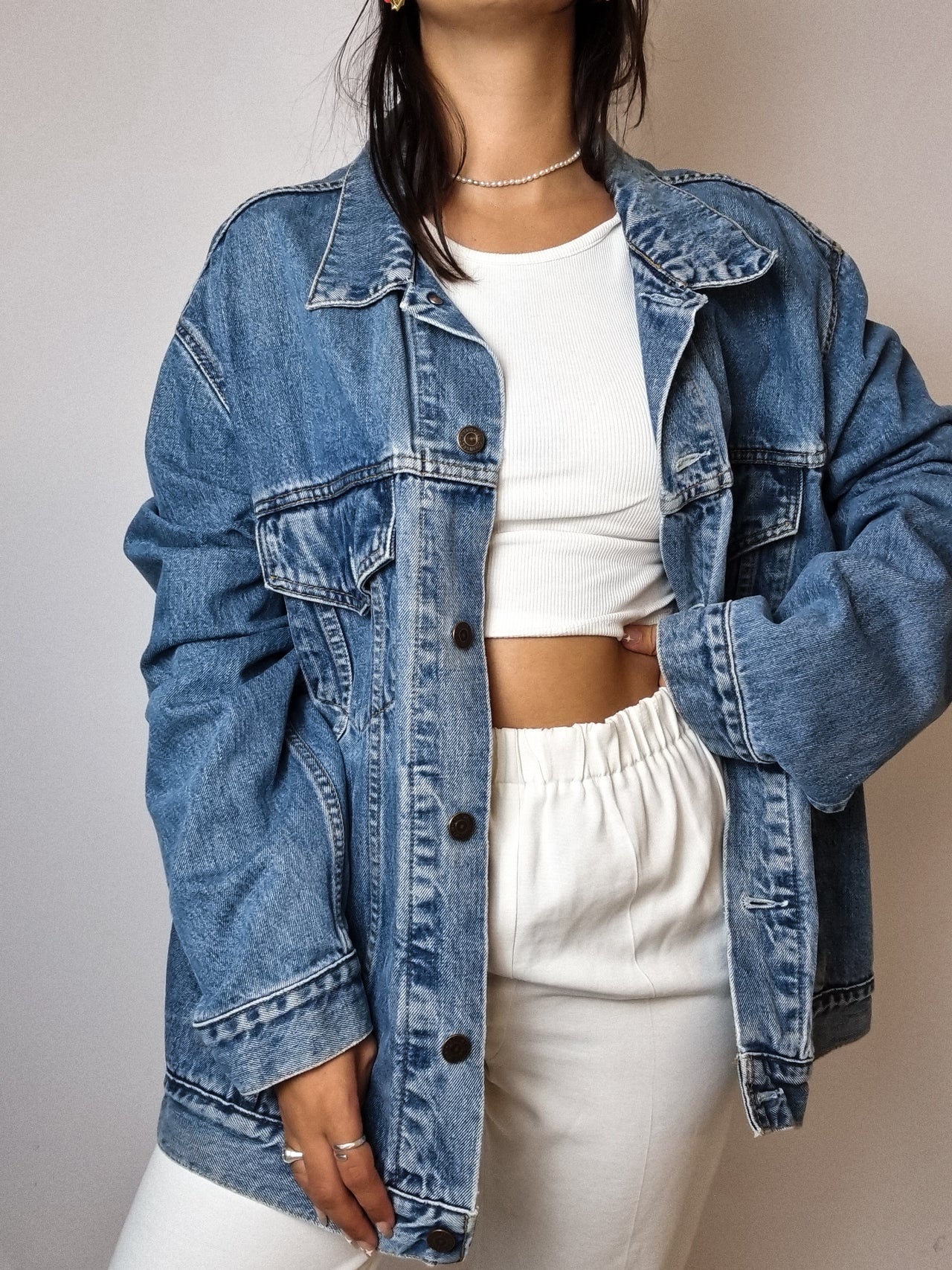 Veste jean Levi's vintage oversized M/L