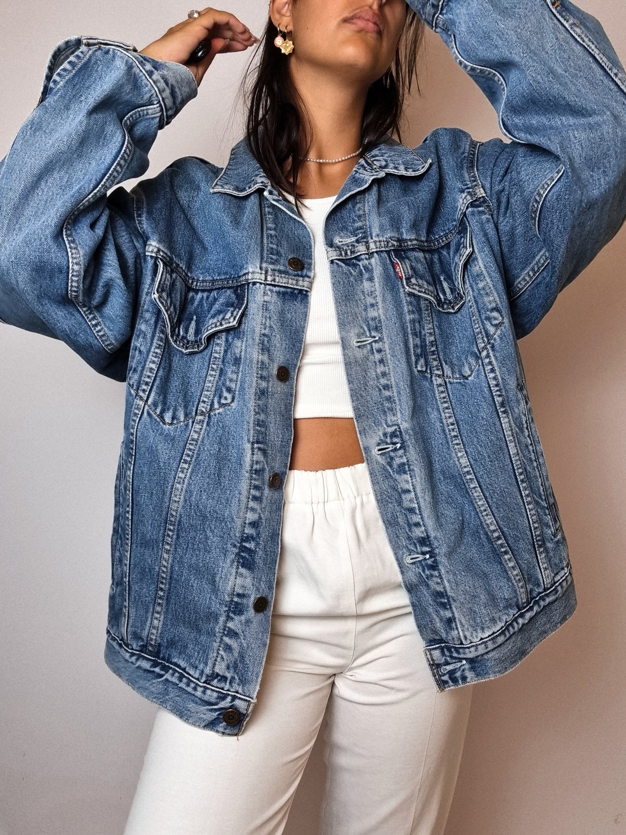 Veste jean Levi's vintage oversized M/L