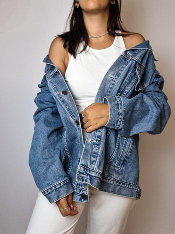 Veste jean Levi's vintage oversized M/L