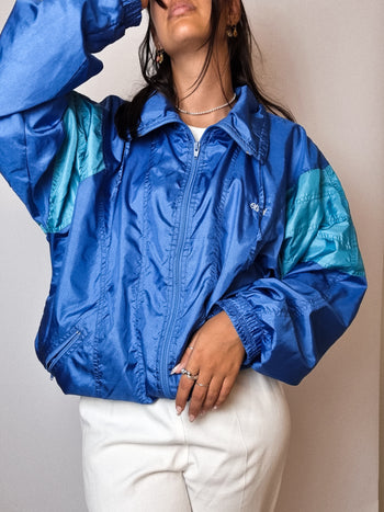 Vintage blue jogging jacket M 