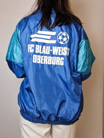 Vintage blue jogging jacket M 