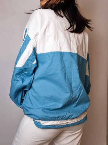 Veste jogging blanche vintage M