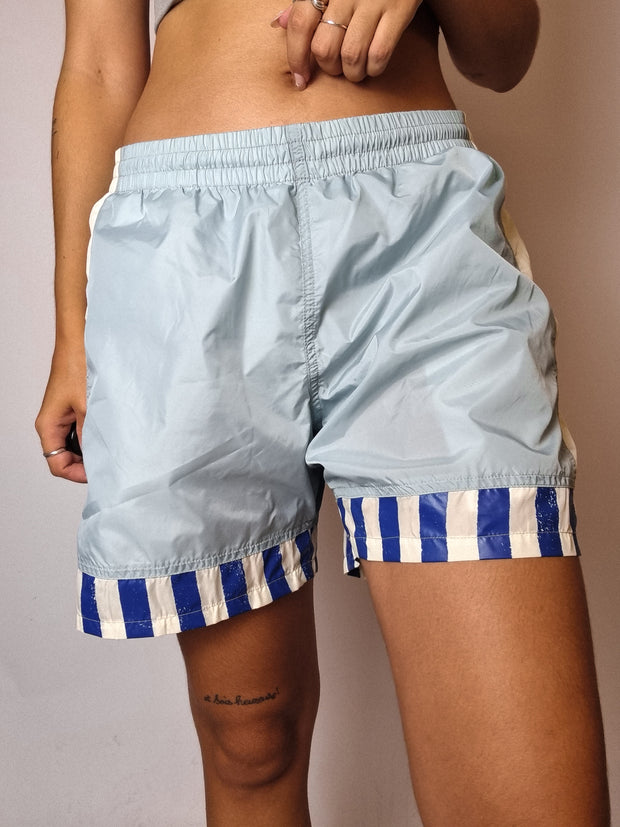 Vintage jogging shorts light blue XL 