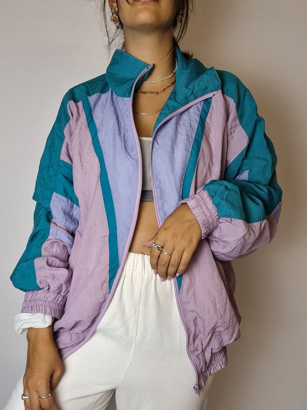 Pastel Outwear Vintage Jogging Jacket M 