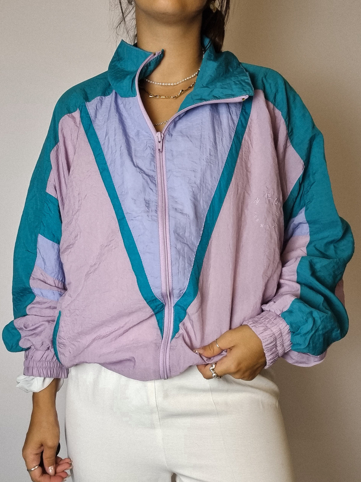 Pastel Outwear Vintage Jogging Jacket M 