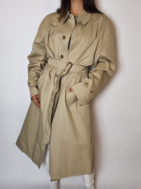Vintage beige trenchcoat M/L 