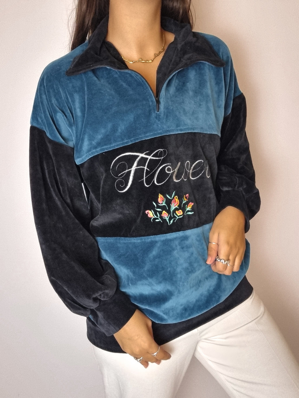 Vintage velvet fleece M 