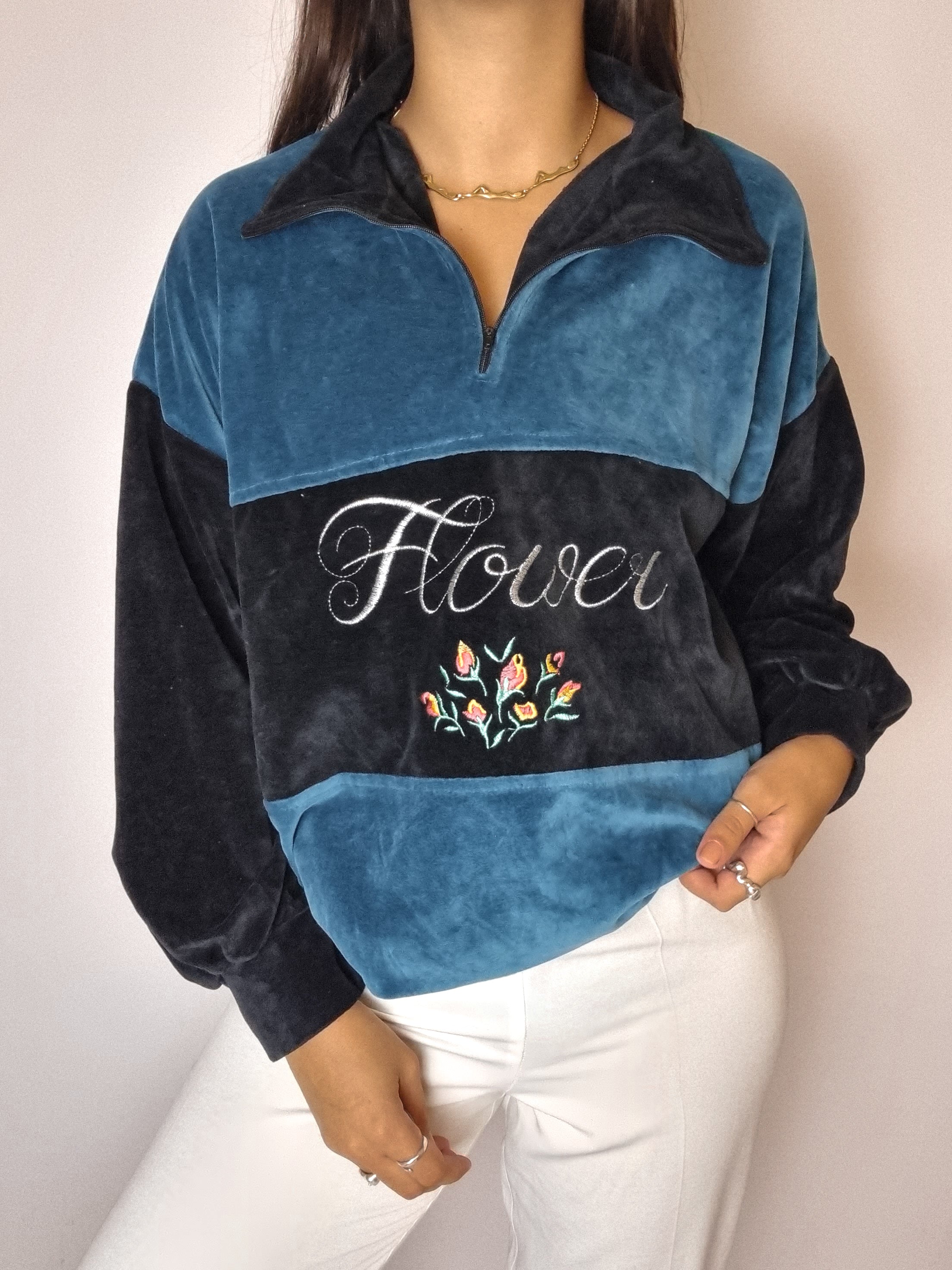 Vintage velvet fleece M 