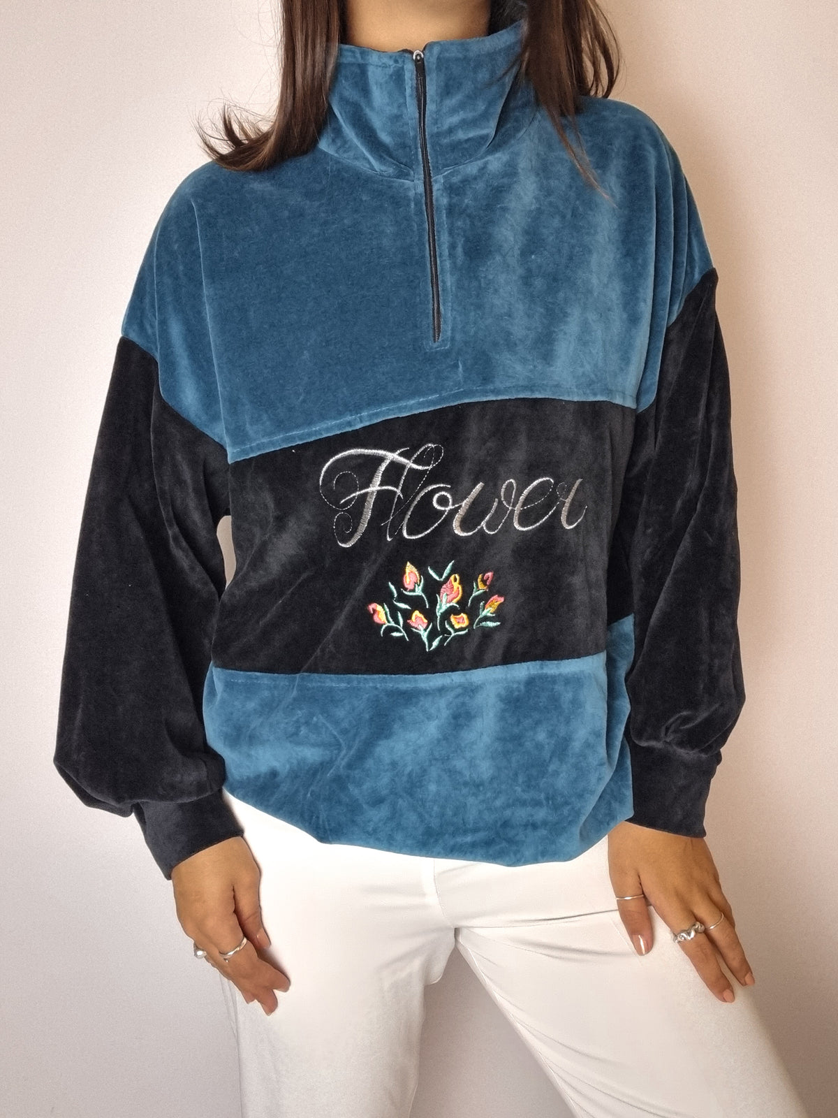 Vintage velvet fleece M 