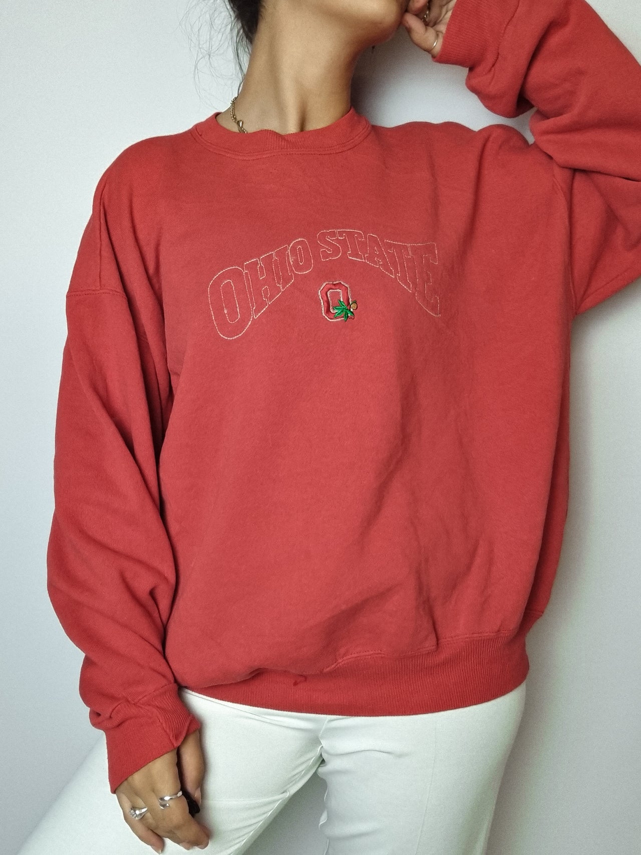 Vintage red American sweater M/L 