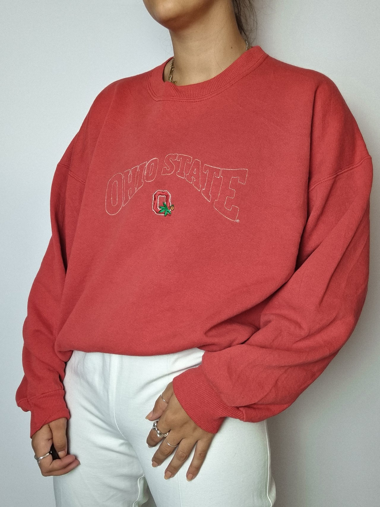 Vintage red American sweater M/L 