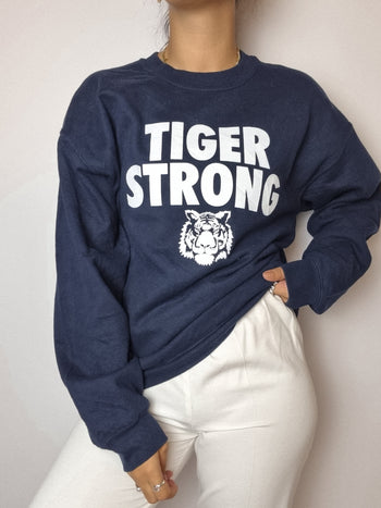 American vintage Tiger blue sweater M 