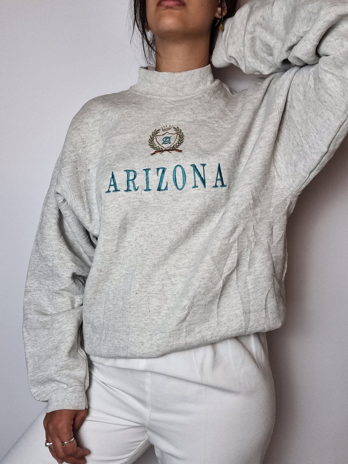 Vintage gray Arizona sweater L 