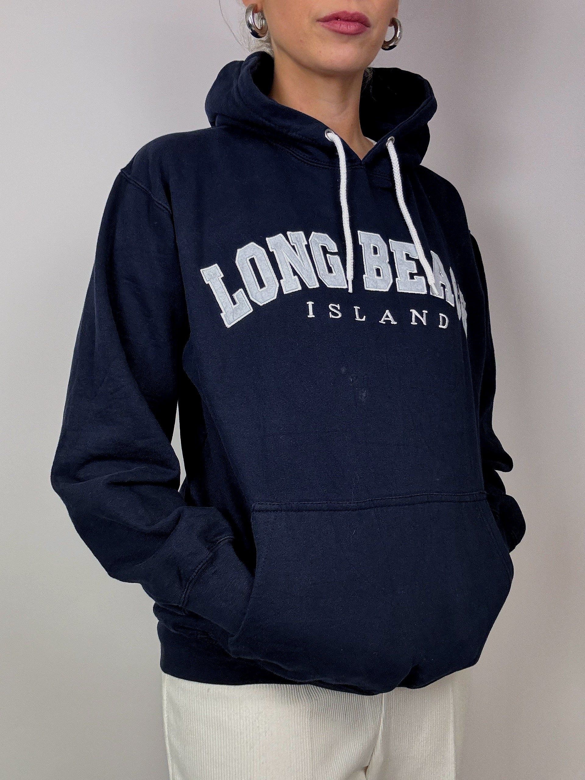 Navy blue hoodie